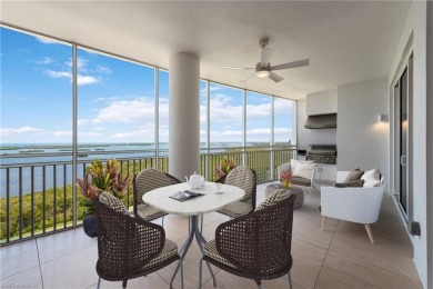 Stunning panoramic views of the Estero Bay, the Gulf of Mexico on Bonita Bay West in Florida - for sale on GolfHomes.com, golf home, golf lot