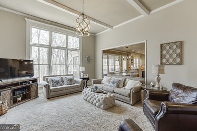 Nestled within the prestigious Chattahoochee River Club, this on Sugar Hill Golf Club in Georgia - for sale on GolfHomes.com, golf home, golf lot