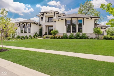 Step into luxury in this stunning Carrington Homes custom estate on Chatham Hills Golf Course in Indiana - for sale on GolfHomes.com, golf home, golf lot