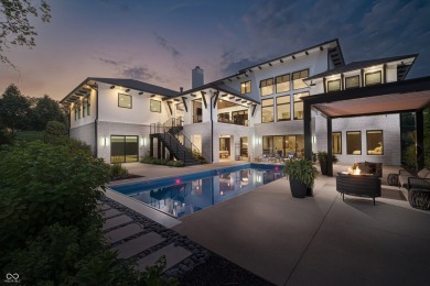 Step into luxury in this stunning Carrington Homes custom estate on Chatham Hills Golf Course in Indiana - for sale on GolfHomes.com, golf home, golf lot