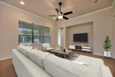 This beautifully maintained corner lot half duplex home is on Wildhorse Golf Club of Robson Ranch in Texas - for sale on GolfHomes.com, golf home, golf lot
