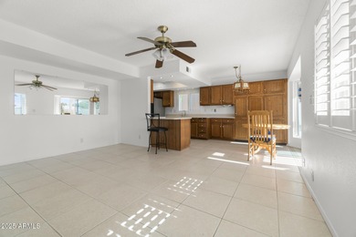 BEAUTIFUL 2 BED / 2 BATH GREENBRIER FLOORPLAN WITH A SPACIOUS on Leisure World Country Club in Arizona - for sale on GolfHomes.com, golf home, golf lot