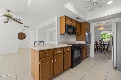 BEAUTIFUL 2 BED / 2 BATH GREENBRIER FLOORPLAN WITH A SPACIOUS on Leisure World Country Club in Arizona - for sale on GolfHomes.com, golf home, golf lot