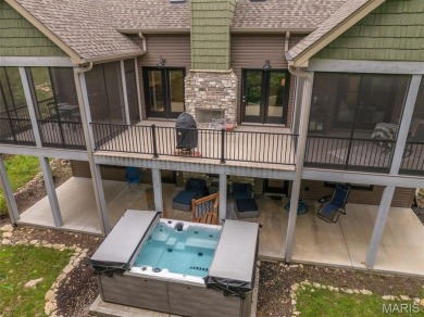 Less than 2 years old, this expanded custom cottage floorplan on Innsbrook Resort Golf Course in Missouri - for sale on GolfHomes.com, golf home, golf lot