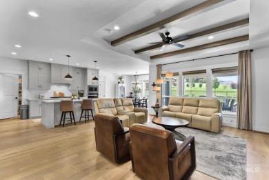 Step into refined elegance with this stunning residence in on Hunters Point Golf Club in Idaho - for sale on GolfHomes.com, golf home, golf lot