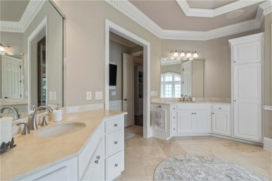 Elegant Brick & Stone Estate on a Private Cul-de-Sac with on St. Marlo Country Club in Georgia - for sale on GolfHomes.com, golf home, golf lot