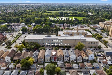 A complete booklet with financial details, a list of building on Marquette Park Golf Course in Illinois - for sale on GolfHomes.com, golf home, golf lot