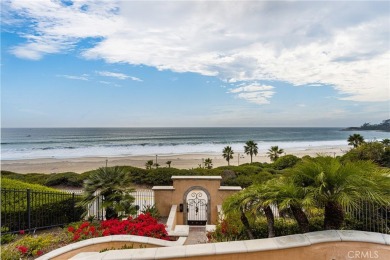 An oceanfront prominence unlike any other, this 7,681SF on Monarch Beach Golf Links in California - for sale on GolfHomes.com, golf home, golf lot