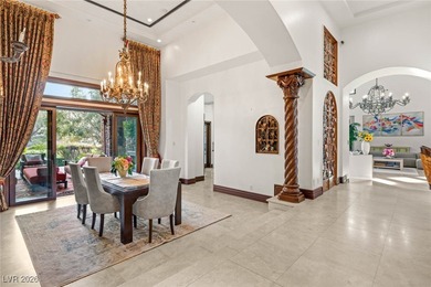 Timeless single-story custom estate with basement, offering 7 on Dragon Ridge Country Club in Nevada - for sale on GolfHomes.com, golf home, golf lot