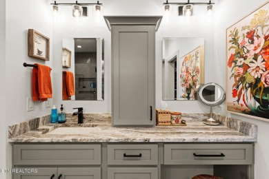 All brick custom home built in 2024 offers easy living one-level on Tellico Village -The Links At Kahite Golf Course in Tennessee - for sale on GolfHomes.com, golf home, golf lot