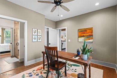 All brick custom home built in 2024 offers easy living one-level on Tellico Village -The Links At Kahite Golf Course in Tennessee - for sale on GolfHomes.com, golf home, golf lot