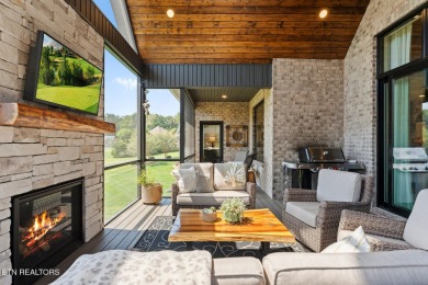All brick custom home built in 2024 offers easy living one-level on Tellico Village -The Links At Kahite Golf Course in Tennessee - for sale on GolfHomes.com, golf home, golf lot