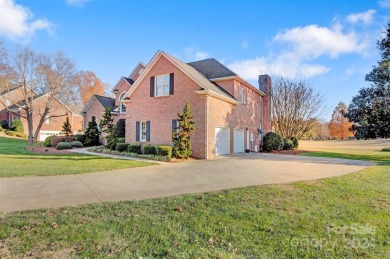 Live all on one level if desired. This home overlooks the 17th on Rock Barn Golf and Spa in North Carolina - for sale on GolfHomes.com, golf home, golf lot