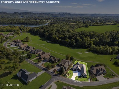 All brick custom home built in 2024 offers easy living one-level on Tellico Village -The Links At Kahite Golf Course in Tennessee - for sale on GolfHomes.com, golf home, golf lot