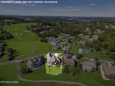 All brick custom home built in 2024 offers easy living one-level on Tellico Village -The Links At Kahite Golf Course in Tennessee - for sale on GolfHomes.com, golf home, golf lot