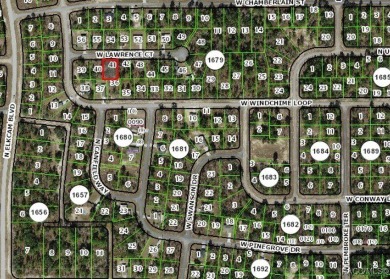 Quarter-acre (.25) vacant lot available in Citrus Springs, FL on Citrus Springs Country Club in Florida - for sale on GolfHomes.com, golf home, golf lot
