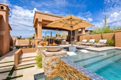 Beautifully updated Old Word Spanish Estate in acclaimed Desert on Desert Mountain Golf Club - Renegade Course in Arizona - for sale on GolfHomes.com, golf home, golf lot