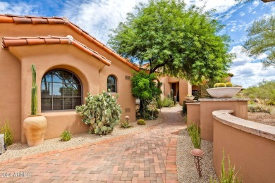 Beautifully updated Old Word Spanish Estate in acclaimed Desert on Desert Mountain Golf Club - Renegade Course in Arizona - for sale on GolfHomes.com, golf home, golf lot