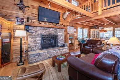 Log Cabin on Creek Frontage at the End of a Quiet Cul-de-Sac - on Bent Tree Golf Course in Georgia - for sale on GolfHomes.com, golf home, golf lot