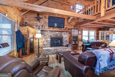 Log Cabin on Creek Frontage at the End of a Quiet Cul-de-Sac - on Bent Tree Golf Course in Georgia - for sale on GolfHomes.com, golf home, golf lot