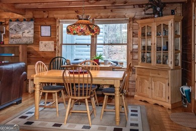 Log Cabin on Creek Frontage at the End of a Quiet Cul-de-Sac - on Bent Tree Golf Course in Georgia - for sale on GolfHomes.com, golf home, golf lot