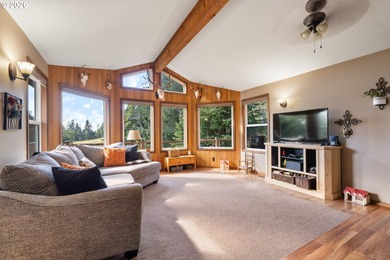 Stunning custom built 4 bedroom, 2 bath Home nestled on 1 acre on Alderbrook Golf Course in Oregon - for sale on GolfHomes.com, golf home, golf lot