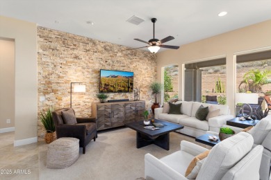 REFINED DESERT ELEGANCE and PRIVACY with serene hillside SAGUARO on Trilogy Golf Club At Vistancia in Arizona - for sale on GolfHomes.com, golf home, golf lot