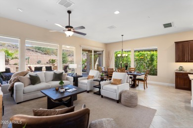 REFINED DESERT ELEGANCE and PRIVACY with serene hillside SAGUARO on Trilogy Golf Club At Vistancia in Arizona - for sale on GolfHomes.com, golf home, golf lot