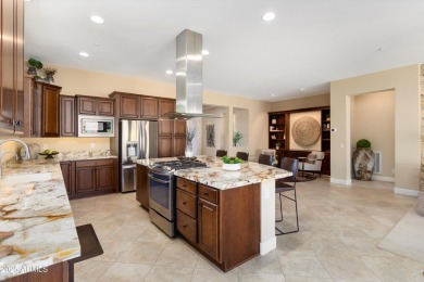 REFINED DESERT ELEGANCE and PRIVACY with serene hillside SAGUARO on Trilogy Golf Club At Vistancia in Arizona - for sale on GolfHomes.com, golf home, golf lot