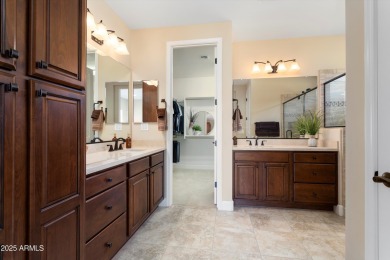 REFINED DESERT ELEGANCE and PRIVACY with serene hillside SAGUARO on Trilogy Golf Club At Vistancia in Arizona - for sale on GolfHomes.com, golf home, golf lot