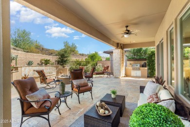 REFINED DESERT ELEGANCE and PRIVACY with serene hillside SAGUARO on Trilogy Golf Club At Vistancia in Arizona - for sale on GolfHomes.com, golf home, golf lot