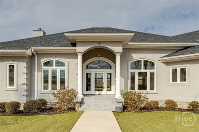 Executive-style living on the 9th hole of Black Creek Golf on Black Creek Golf Club in Georgia - for sale on GolfHomes.com, golf home, golf lot