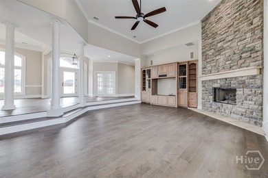 Executive-style living on the 9th hole of Black Creek Golf on Black Creek Golf Club in Georgia - for sale on GolfHomes.com, golf home, golf lot