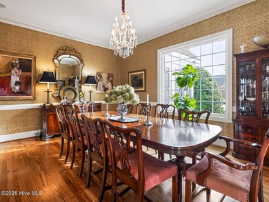 Situated on a quiet cul-de-sac overlooking the 9th tee of on Greenville Country Club in North Carolina - for sale on GolfHomes.com, golf home, golf lot