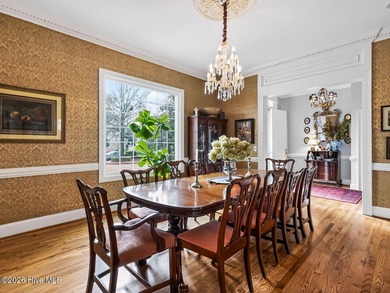 Situated on a quiet cul-de-sac overlooking the 9th tee of on Greenville Country Club in North Carolina - for sale on GolfHomes.com, golf home, golf lot