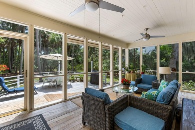 Light and bright renovated home situated on over half an acre on on The Seabrook Island Club in South Carolina - for sale on GolfHomes.com, golf home, golf lot
