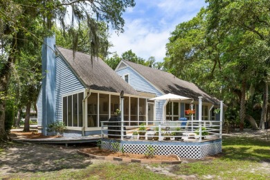 Light and bright renovated home situated on over half an acre on on The Seabrook Island Club in South Carolina - for sale on GolfHomes.com, golf home, golf lot