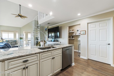 Stunning views of the ICW, Atlantic Ocean and golf course from on Brick Landing Plantation Yacht and Golf Club in North Carolina - for sale on GolfHomes.com, golf home, golf lot