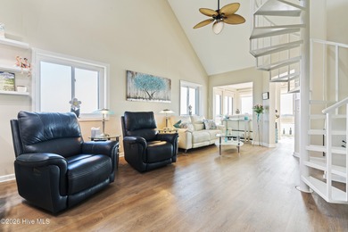 Stunning views of the ICW, Atlantic Ocean and golf course from on Brick Landing Plantation Yacht and Golf Club in North Carolina - for sale on GolfHomes.com, golf home, golf lot