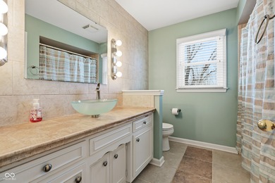 New year, new roof, new price! Main level bedroom has adjacent on Harbour Trees Golf Club in Indiana - for sale on GolfHomes.com, golf home, golf lot