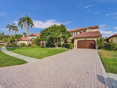 Incredible and rarely available 3/3/2 pool home with on Boca Pointe Country Club in Florida - for sale on GolfHomes.com, golf home, golf lot