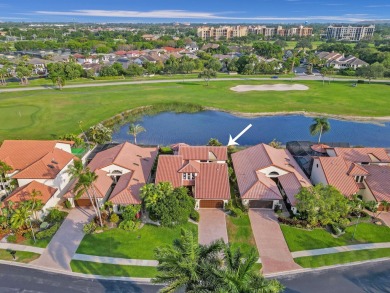 Incredible and rarely available 3/3/2 pool home with on Boca Pointe Country Club in Florida - for sale on GolfHomes.com, golf home, golf lot