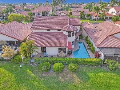 Incredible and rarely available 3/3/2 pool home with on Boca Pointe Country Club in Florida - for sale on GolfHomes.com, golf home, golf lot