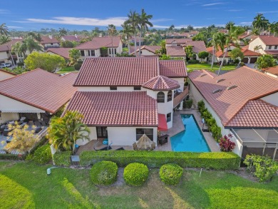 Incredible and rarely available 3/3/2 pool home with on Boca Pointe Country Club in Florida - for sale on GolfHomes.com, golf home, golf lot