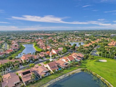 Incredible and rarely available 3/3/2 pool home with on Boca Pointe Country Club in Florida - for sale on GolfHomes.com, golf home, golf lot