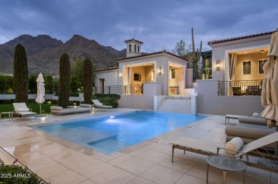 This timeless Modern Mediterranean estate is located on a quiet on Silverleaf Golf Club in Arizona - for sale on GolfHomes.com, golf home, golf lot