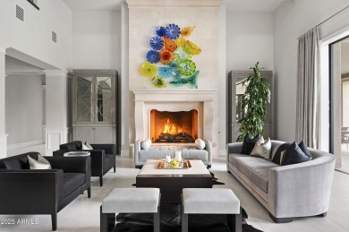 This timeless Modern Mediterranean estate is located on a quiet on Silverleaf Golf Club in Arizona - for sale on GolfHomes.com, golf home, golf lot