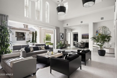 This timeless Modern Mediterranean estate is located on a quiet on Silverleaf Golf Club in Arizona - for sale on GolfHomes.com, golf home, golf lot
