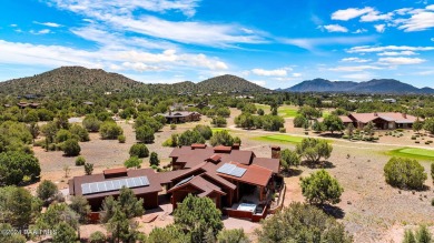 Nestled gracefully along the 8th fairway, this exquisite 'Modern on Talking Rock Golf Club in Arizona - for sale on GolfHomes.com, golf home, golf lot