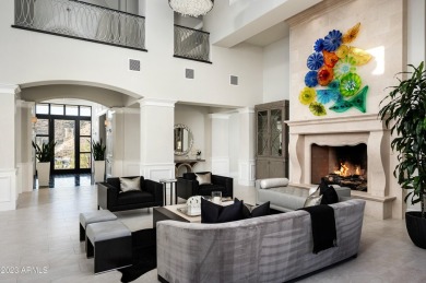 This timeless Modern Mediterranean estate is located on a quiet on Silverleaf Golf Club in Arizona - for sale on GolfHomes.com, golf home, golf lot